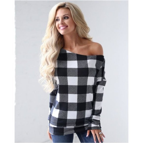 Tops - White Buffalo Check Top